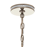 Kichler Angelica Polished Nickel Industrial Clear Glass Cylinder Mini Hanging Pendant Light