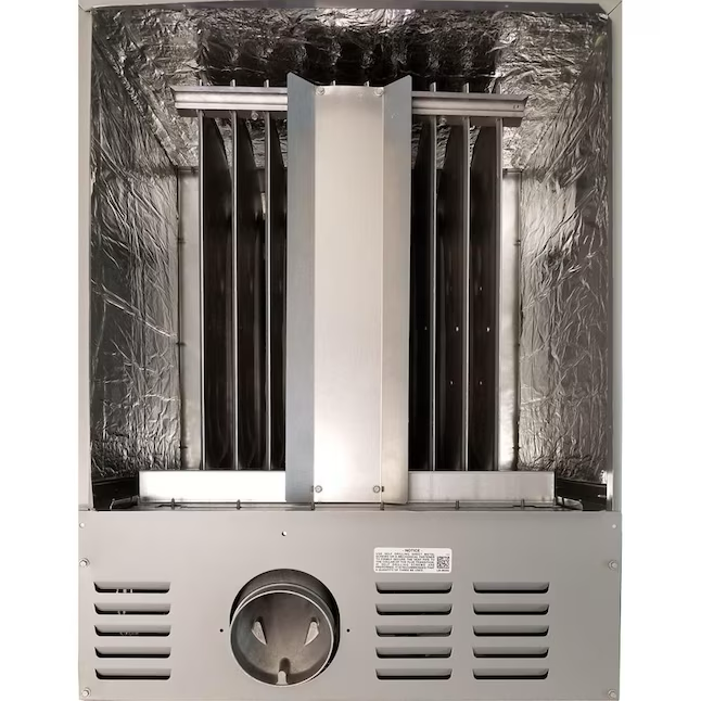 Horno de aire forzado de una etapa con flujo ascendente/horizontal de gas natural de 110 000 W y 80 % de entrada máxima ROYALTON