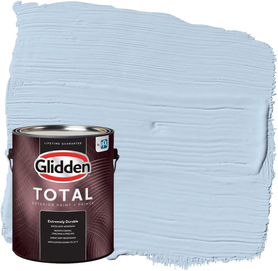 Glidden Total Exterior Paint &amp; Primer Semi-Gloss, C'est La Vie