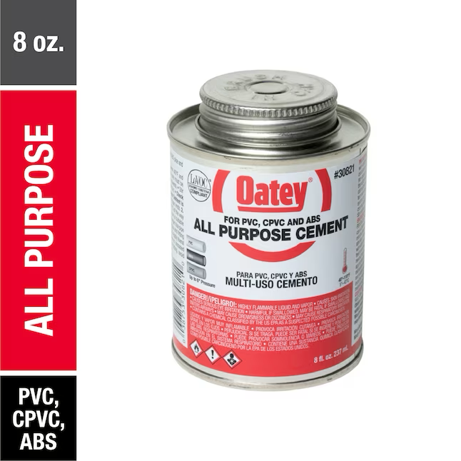 Oatey 8-fl oz Clear All-purpose Cement