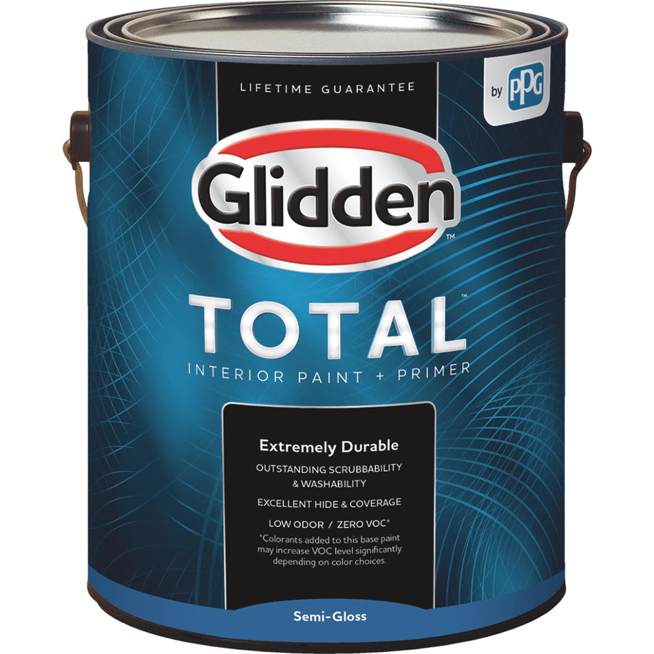 Glidden® Total™ Interior Paint + Primer (Semi-Gloss, MidTone Base)