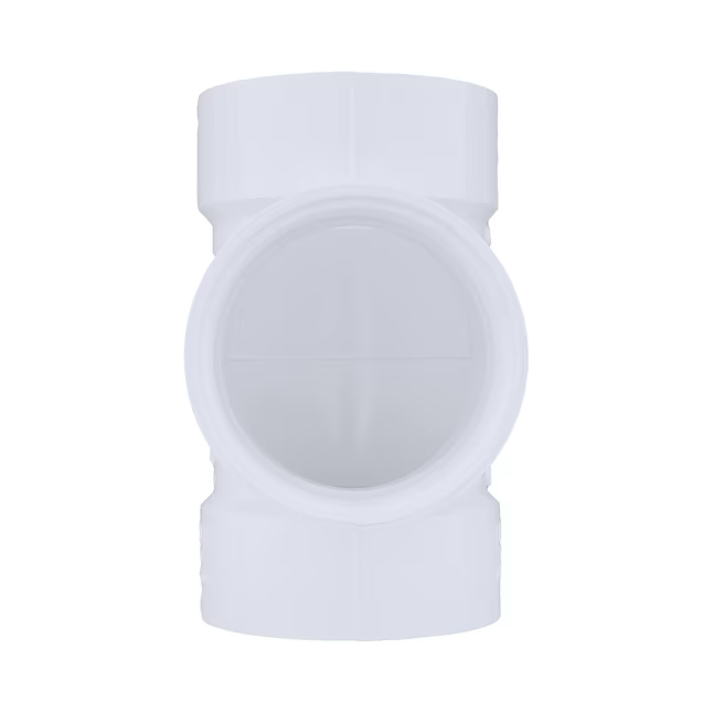 Charlotte Pipe 4-in PVC DWV Flush Cleanout Tee