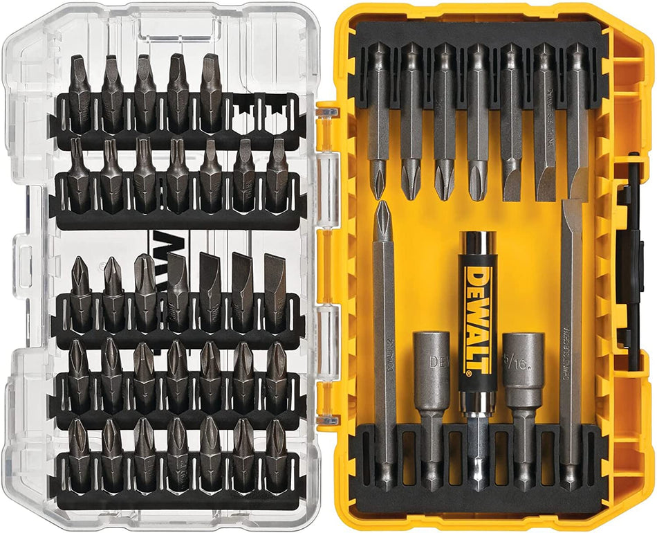 DeWalt Screwdriver Bit Set with Tough Case, 45-Piece