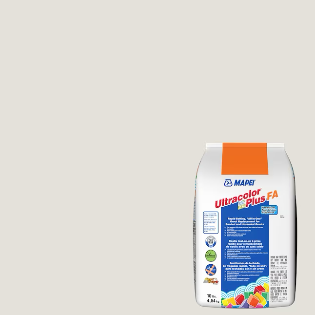 MAPEI Ultracolor Plus FA White #5000/Eggshell #5220 Lechada todo en uno (10 lb)