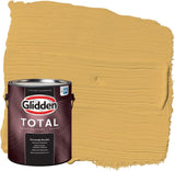 Glidden Total Exterior Paint & Primer Semi-Gloss, Butterscotch Bliss