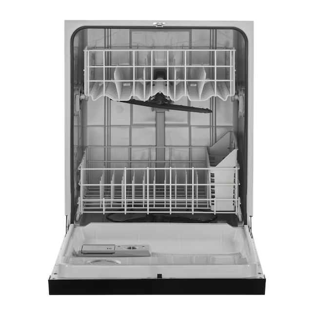 Amana Eco Series 24-in Front Control Built-In Dishwasher (Stainless Steel), 59-dBA Standard Sound Level