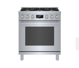 Bosch 800 Series Industrial Style 30-in 5 Burners 3.7-cu ft Freestanding Natural Gas Range (Stainless Steel)