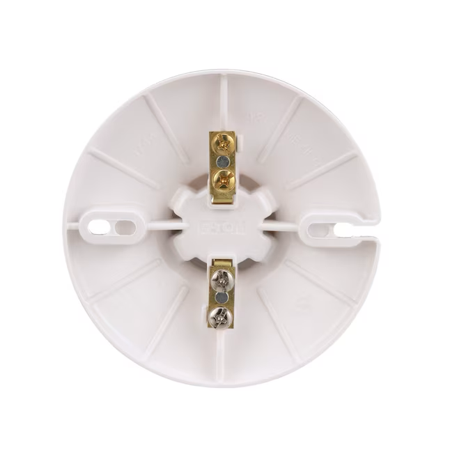 Eaton 660-Watt Plastic Keyless Ceiling Socket, White