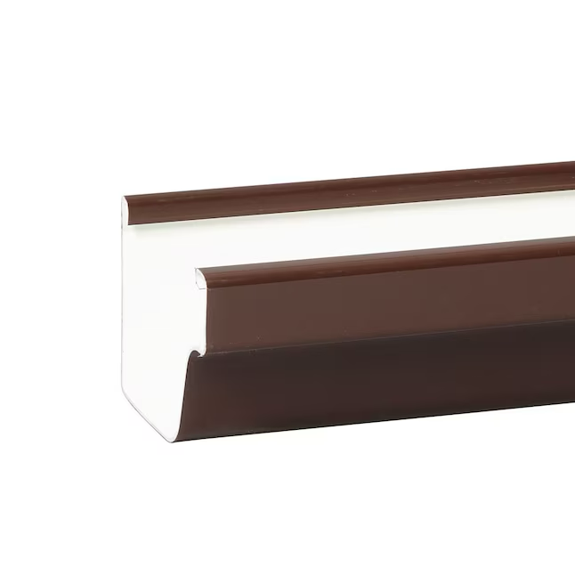 Amerimax 4.5-in x 120-in Brown K Style Gutter