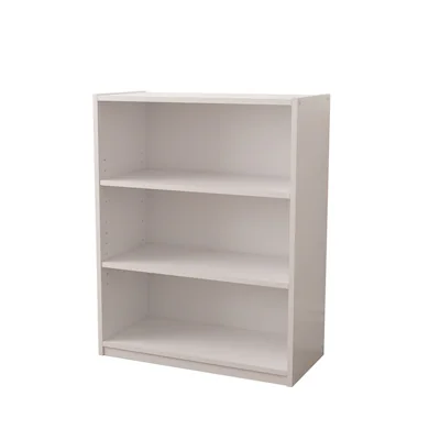 Style Selections White 3-Shelf Bookcase (24.8-in W x 31.65-in H x 11.65-in D)