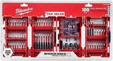 Milwaukee Shockwave Impact Duty Alloy Steel Drill and Screw Driver Bit Set (100-Piece)