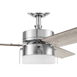 Harbor Breeze Vue 44-in Brushed Nickel Indoor Ceiling Fan with Light (3-Blade)