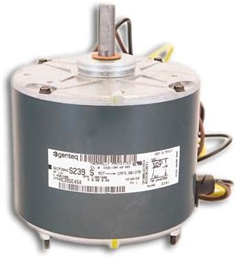 Carrier Condenser Fan Motor HC39GE464, GE Model, 1/4 HP 1100 RPM 460-400 VAC .80A 60/50HZ 1 PH