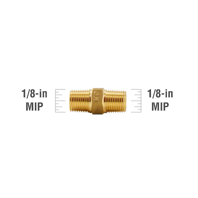 Proline Series 1/8-in x 1/8-in Threaded Male Adapter Nipple Fitting