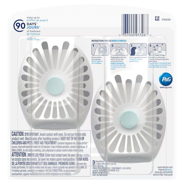 Febreze Small Spaces 0.25-fl oz Linen and Sky Dispenser/Refill Air Freshener (2-Pack)