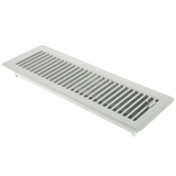 RELIABILT 4-in x 14-in Steel White Floor Register