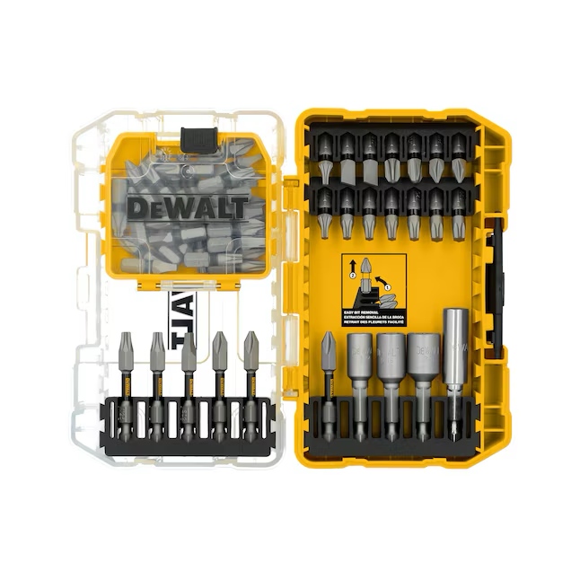 Juego de puntas de destornillador TOUGH GRIP de DEWALT (55 piezas)