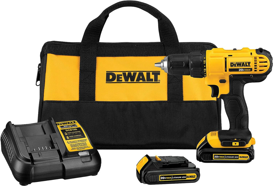 DeWalt 20V Max Akku-Bohrschrauber-Set 