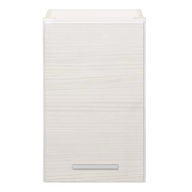 Style Selections Acadia 12-in x 20-in x 6.93-in White Soft Close Bathroom Wall Cabinet