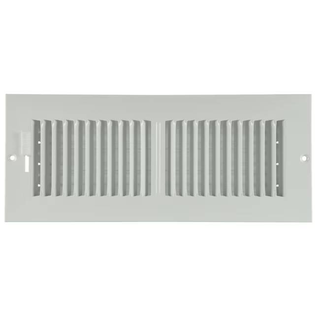 RELIABILT 12 x 6 in, 2 vías, de acero blanco, para pared lateral o techo