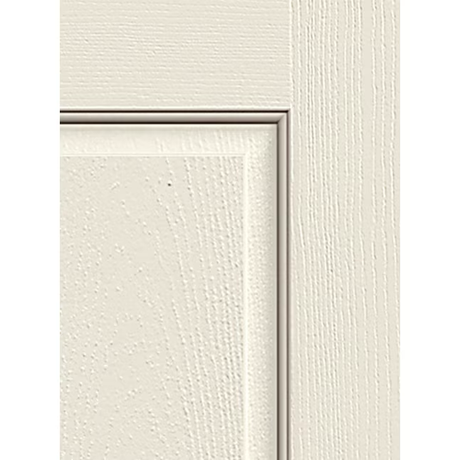RELIABILT 6-panel Textured Hollow Core Primed Molded Composite Slab Door with Lockset Bore