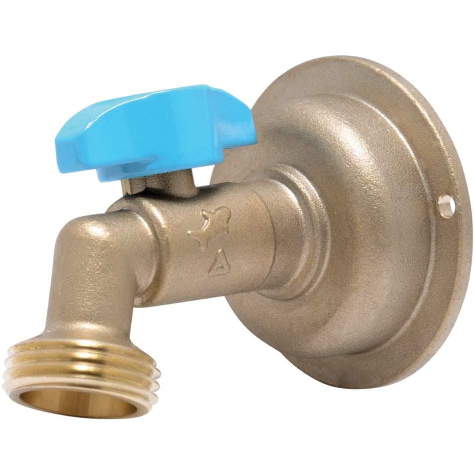 SharkBite 1/2 in. x 3/4 in. Brass Push-to-Connect MHT Quarter-Turn Hose Bibb