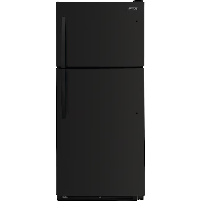 Frigidaire 20,5 Kubikfuß Kühlschrank mit Gefrierfach oben (schwarz)