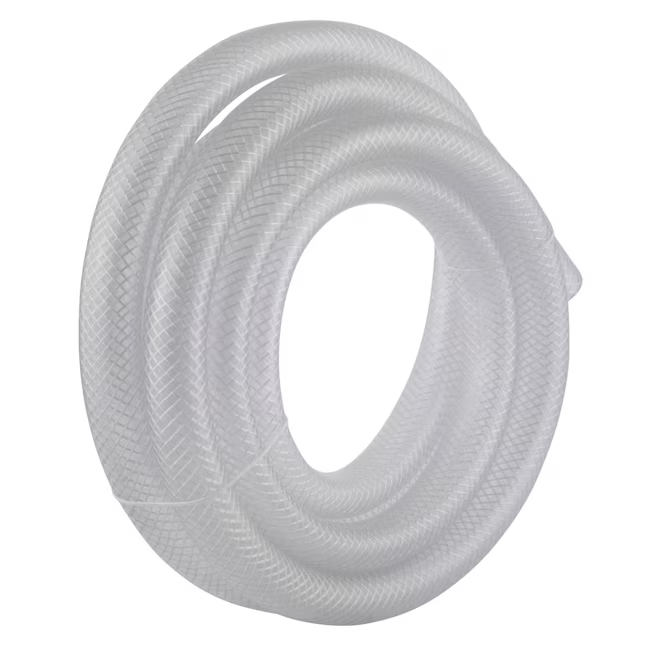 EZ-FLO 3/4-in ID x 10-ft Reinforced PVC Clear Reinforced Braided Vinyl Tubing