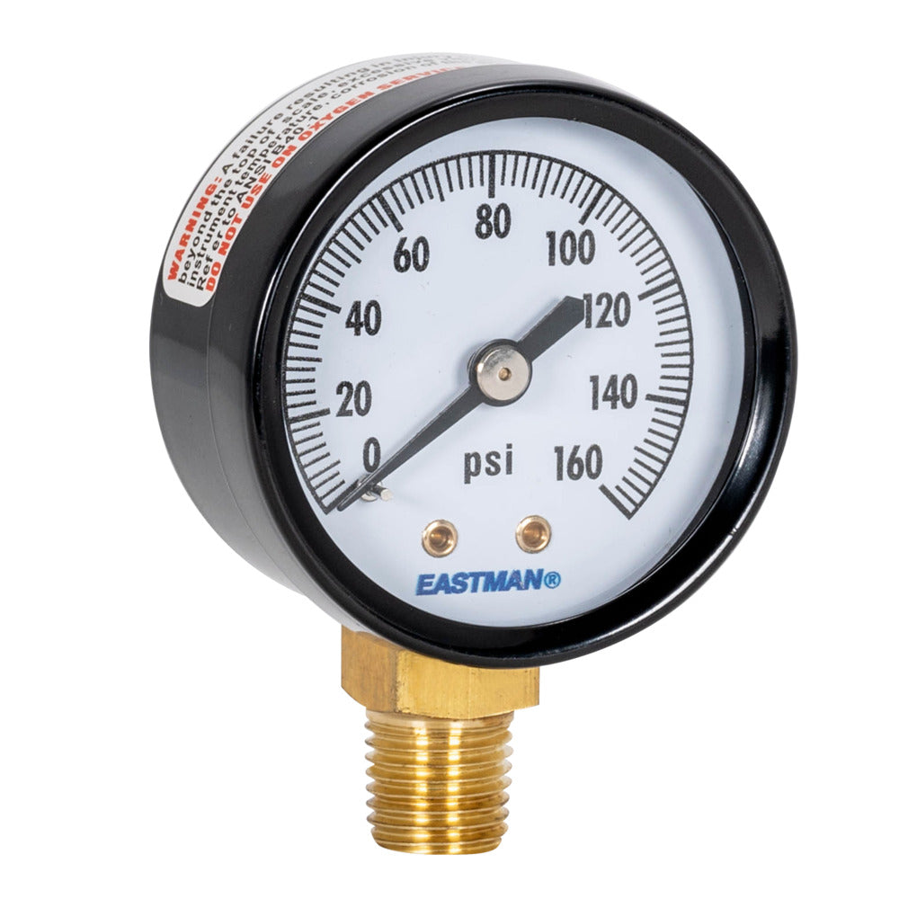 Manómetro de prueba de presión - Cara de 2″ - 160 PSI