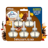 Glade Scented Oil 0.67-fl oz Cashmere Woods Refill Air Freshener (5-Pack)