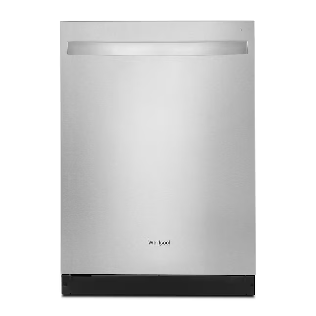 Whirlpool Top Control 24-in Built-In Dishwasher With Third Rack (Fingerprint Resistant Stainless Steel), 51-dBA