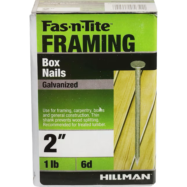 Fas-n-Tite 2-in Galvanized Smooth Box Nails (224-Per Box)