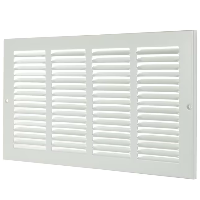 RELIABILT 25-in x 14-in Steel White Sidewall/Ceiling Grille