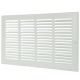 RELIABILT 25-in x 14-in Steel White Sidewall/Ceiling Grille