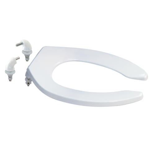 EZ-FLO Commercial-Grade Plastic Toilet Seats -Elongated