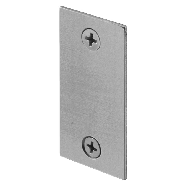 Puerta de entrada de 1-1/8 pulg. X 2-1/4 pulgadas. Placa de relleno de puerta pintada de gris 