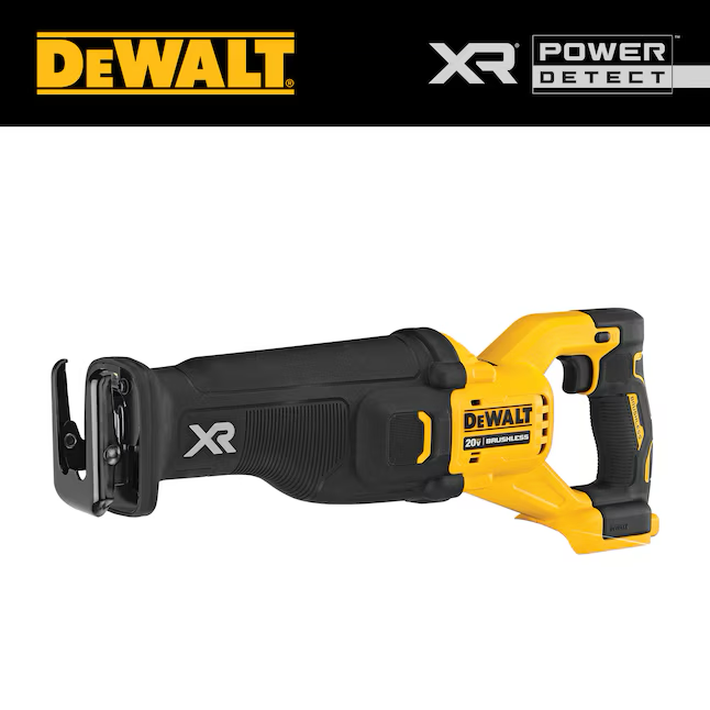 DEWALT XR POWER DETECT 20-volt Max Variable Speed Brushless Cordless Reciprocating Saw (Bare Tool)