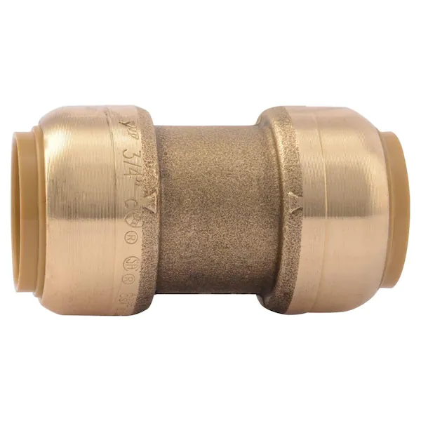 Sharkbite 3/4 in. Push-to-Connect Brass Coupling Fitting