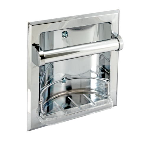 EZ-FLO 6.25-in Chrome Wall Mount ADA Compliant Grab Bar