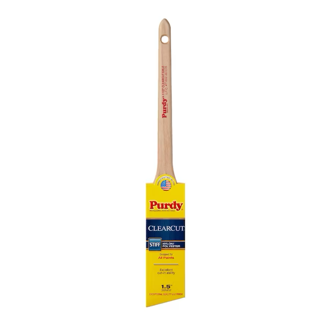 Purdy 1-1/2-in Reusable Nylon- Polyester Blend Angle Paint Brush (Trim Brush)