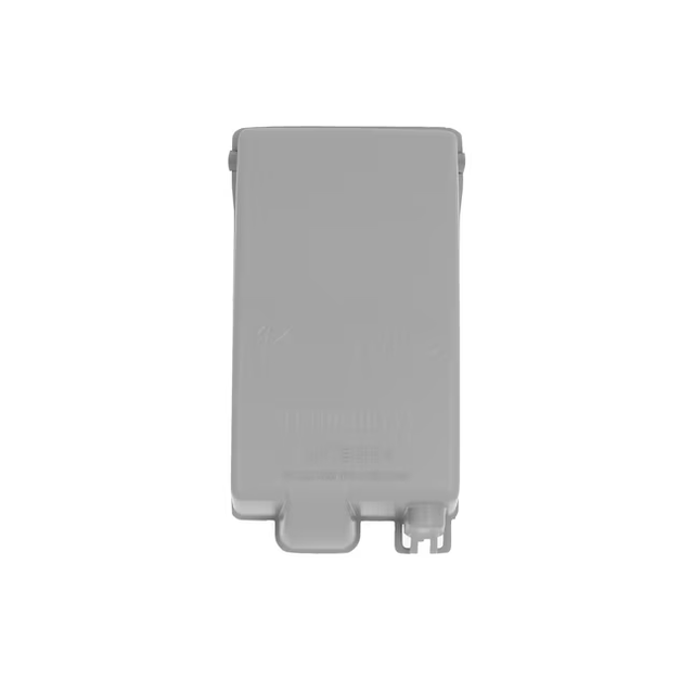 Hubbell TayMac 1-Gang Rectangle Gray Metal Weatherproof Electrical Box Cover