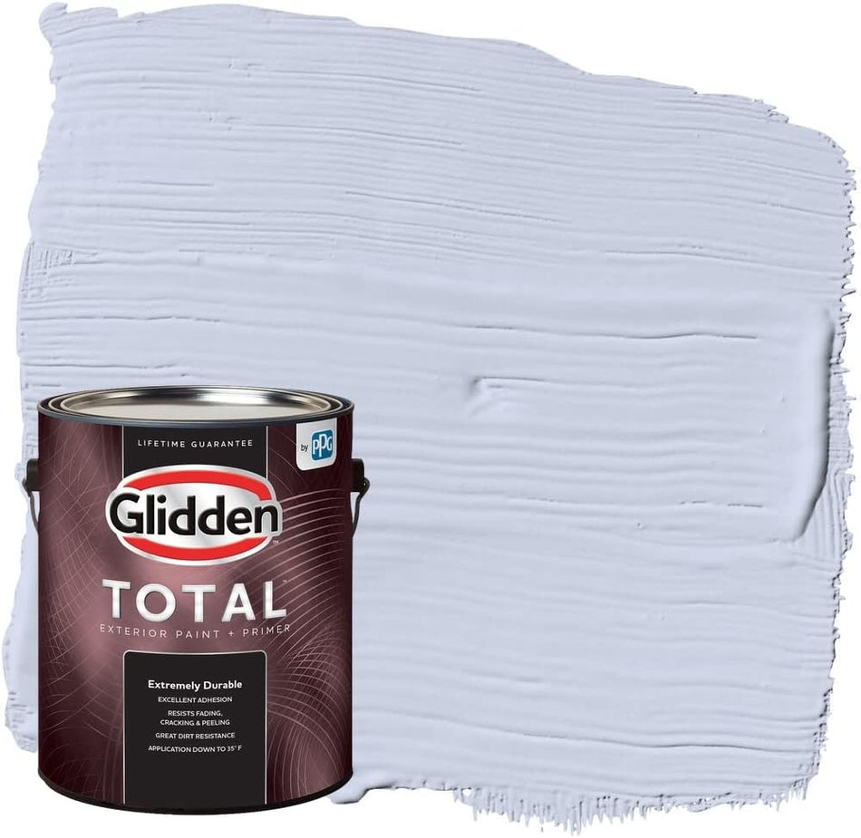 Pintura e imprimador semibrillante para exteriores Total Glidden, Sweet Emily