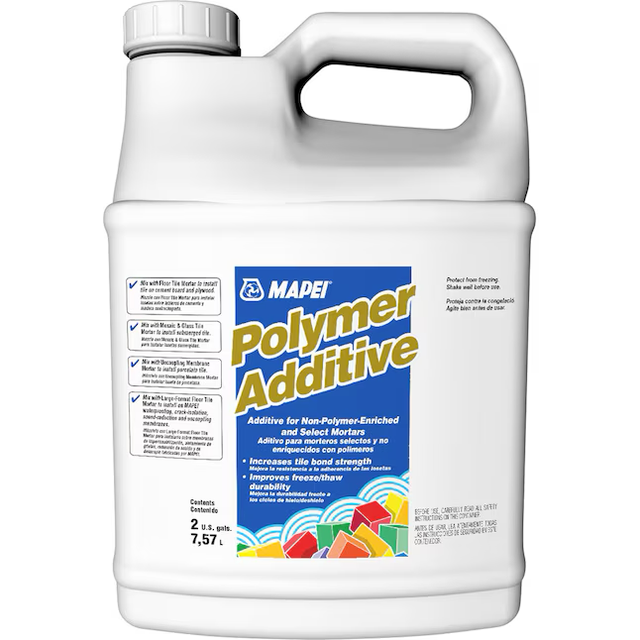 MAPEI Polymer Additive White Latex Additive Tile Mortar (2-Gallon)