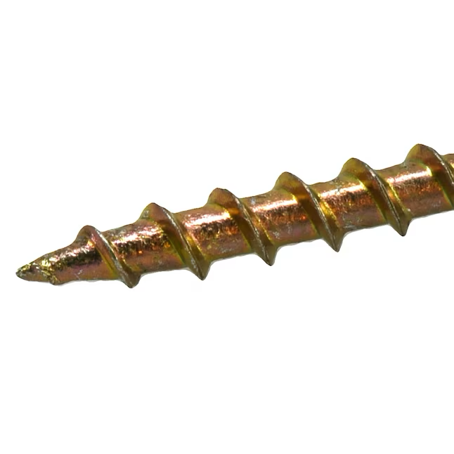 Fas-n-Tite #6 x 2-in Yellow Zinc Interior Wood Screws