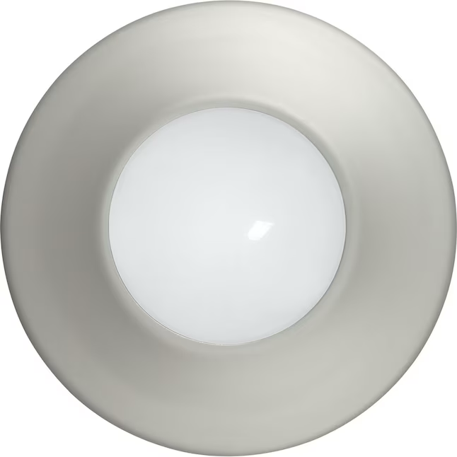 Progress Lighting 1-Light 5.63-in Brushed Nickel LED Flush Mount Light ENERGY STAR