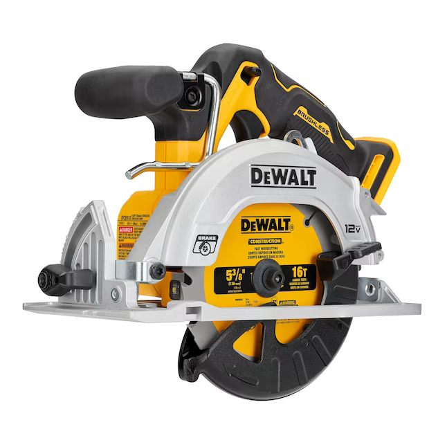 DEWALT XTREME 12-volt Max 5-3/8-in Brushless Cordless Circular Saw (Bare Tool)