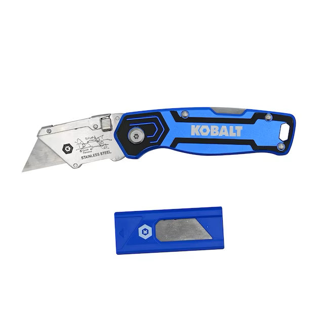 Kobalt Lockback 3/4-in 11-Blade Folding Utility Knife