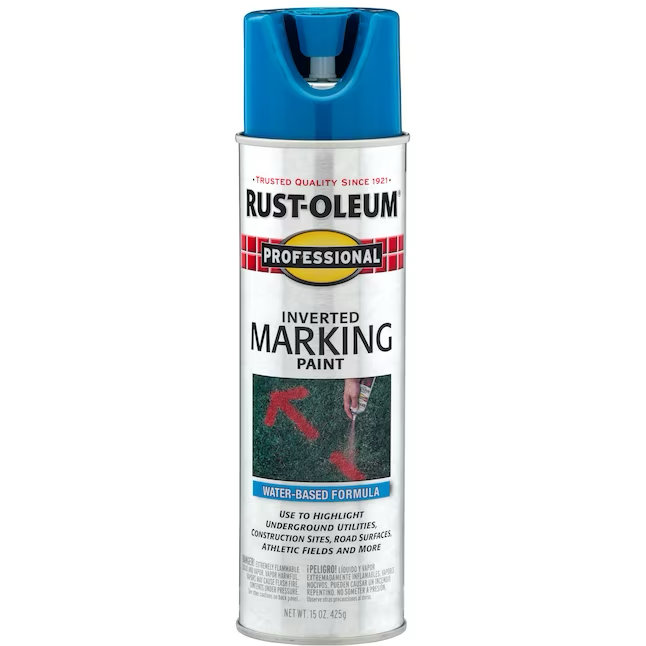 Rust-Oleum Professional Caution Blue Markierungsfarbe auf Wasserbasis (Sprühdose)