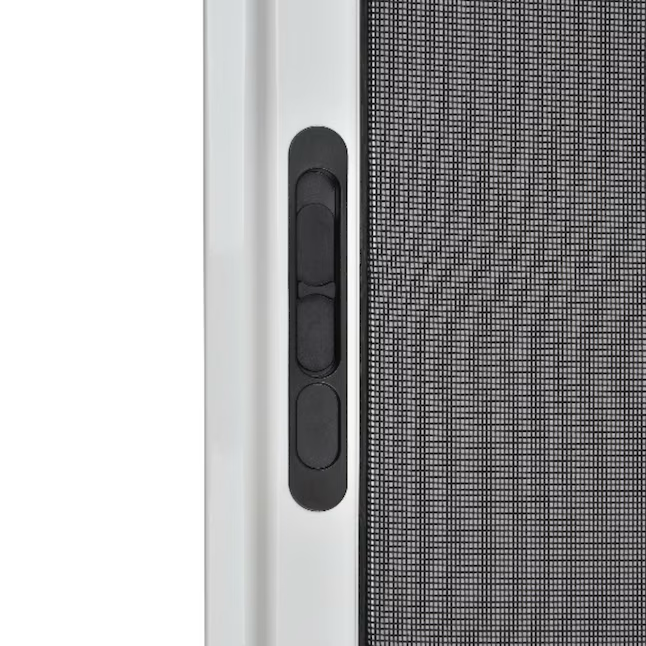 ReliaBilt 48-in x 80-in White Aluminum Sliding Screen Door