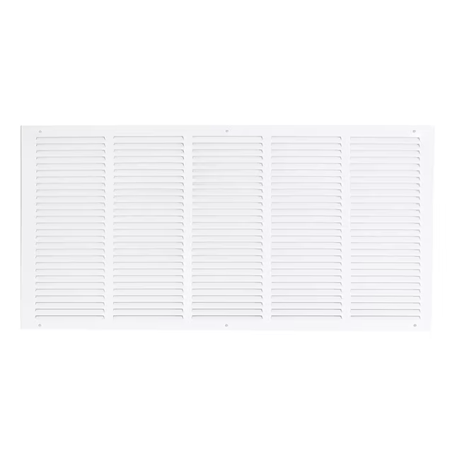 EZ-FLO 30 in. x 14 in. (Duct Size) Steel Return Air Grille White